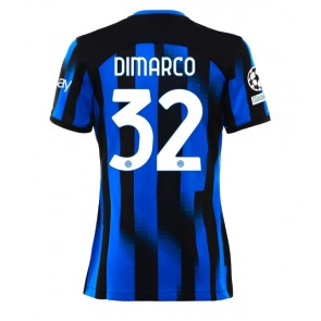 Inter Milan Federico Dimarco #32 Domaci Dres za Ženska 2023-24 Kratak Rukavima